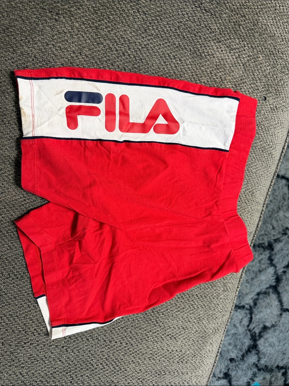 Fila red shorts